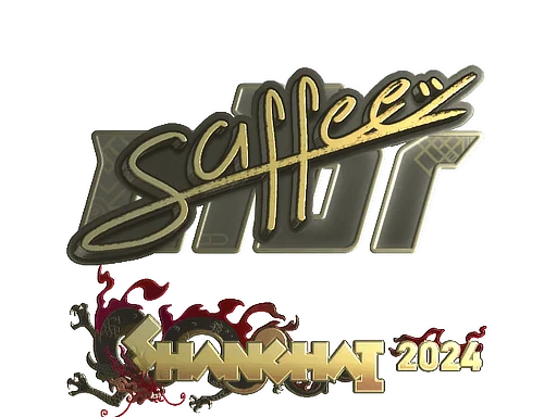Aufkleber | saffee (Gold) | Shanghai 2024