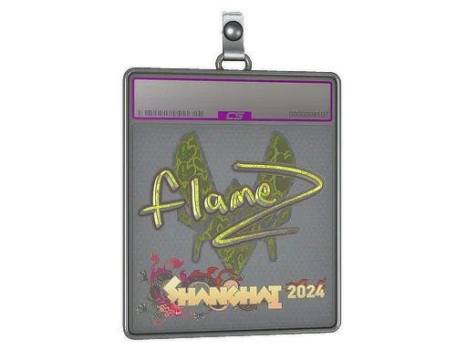 Klistermärkesfodral | FlameZ (holo) | Shanghai 2024