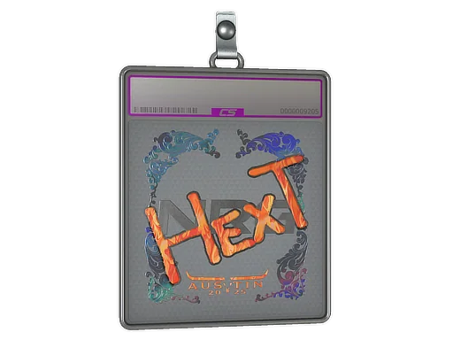 Klistermärkesfodral | HexT (holo) | Austin 2025