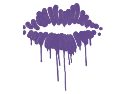Sealed Graffiti | Kiss (Monster Purple)