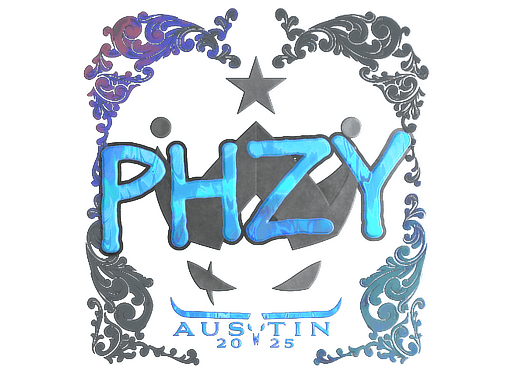 Aufkleber | phzy (Holo) | Austin 2025