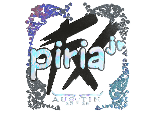 Klistermärke | piriajr (holo) | Austin 2025