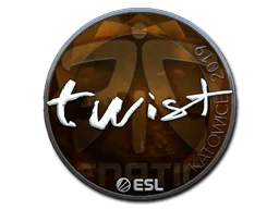 Aufkleber | twist (Glanz) | Kattowitz 2019