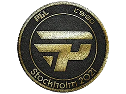 Naszywka | paiN Gaming (złota) | Sztokholm 2021