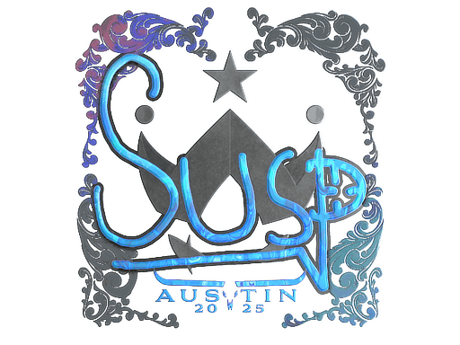 Aufkleber | susp (Holo) | Austin 2025