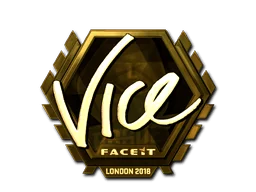 印花 | vice（金色）| 2018年伦敦锦标赛