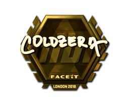 Klistermärke | coldzera (Guld) | London 2018
