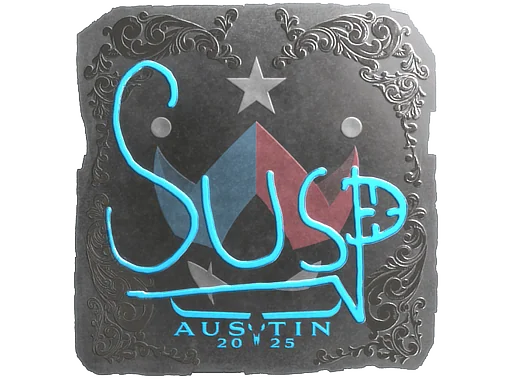 Aufkleber | susp (Glanz) | Austin 2025