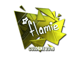 Klistermärke | flamie (Foil) | Cologne 2016