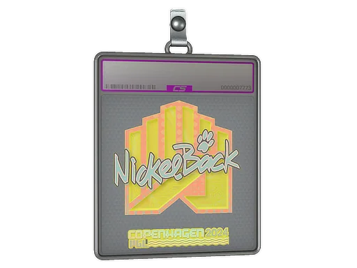 Placa de pegatinas | NickelBack (holográfica) | Copenhague 2024