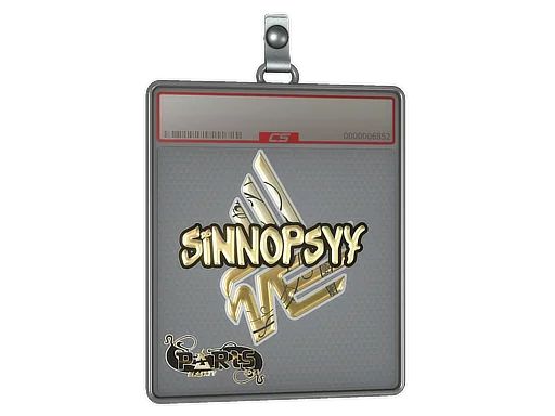 Placa de pegatinas | sinnopsyy (dorada) | París 2023