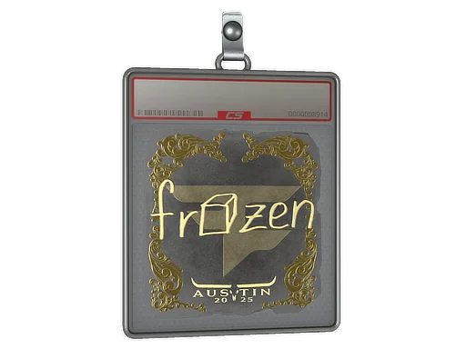 Pokrowiec na naklejkę | frozen (złota) | Austin 2025