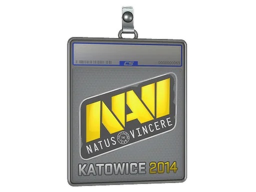 Placa de Adesivo | Natus Vincere | Katowice 2014