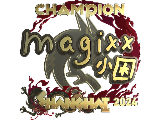 Klistermärke | magixx (guld, mästare) | Shanghai 2024