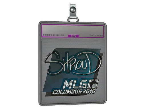 Placa de pegatinas | shroud (reflectante) | MLG Columbus 2016