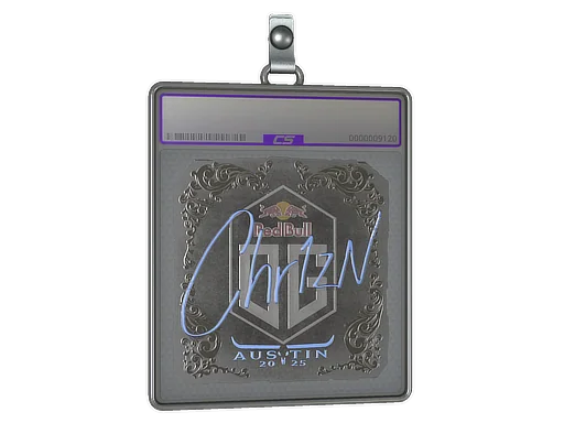Placa de Adesivo | Chr1zN (Brilhante) | Austin 2025