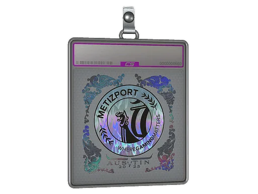 Placa de Adesivo | Metizport (Holográfico) | Austin 2025