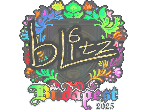 Adesivo | bLitz (Holográfico) | Budapeste 2025