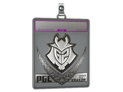 Placa de pegatinas | G2 Esports (reflectante) | Cracovia 2017