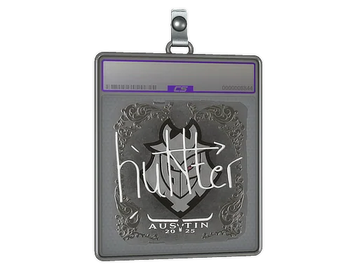 Placa de Adesivo | huNter- (Brilhante) | Austin 2025