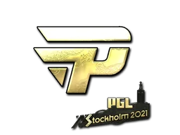 Naklejka | paiN Gaming (złota) | Sztokholm 2021