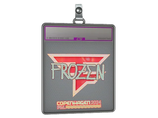 Placa de pegatinas | frozen (holográfica) | Copenhague 2024