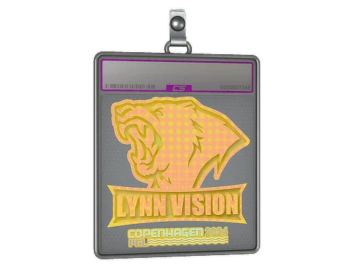 Placa de Adesivo | Lynn Vision (Holográfico) | Copenhague 2024