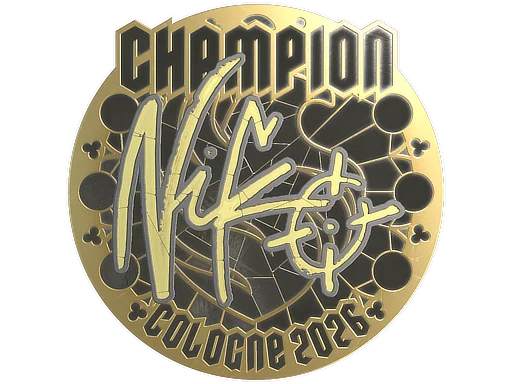 印花 | NiKo (金色，冠军) | 2026年科隆锦标赛