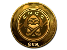 Naklejka | ENCE (złota) | Katowice 2019