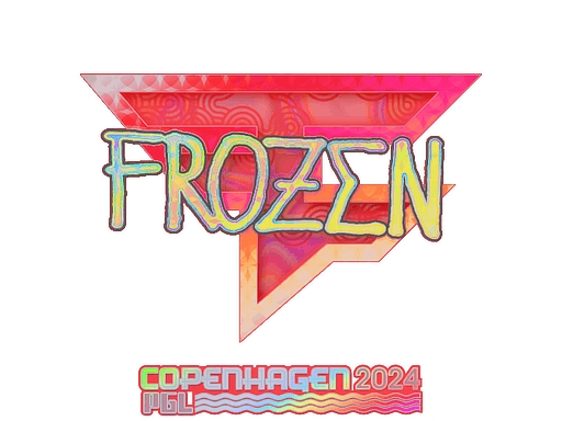 Pegatina | frozen (holográfica) | Copenhague 2024