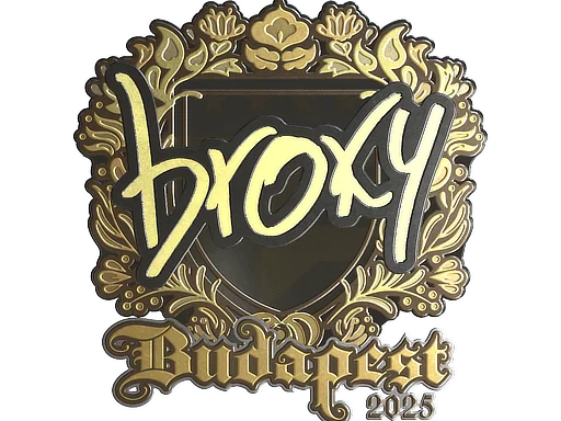 印花 | broky（金色）| 2025年布达佩斯锦标赛