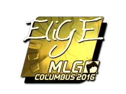 Aufkleber | EliGE (Gold) | MLG Columbus 2016