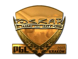 Klistermärke | oskar (Guld) | Krakow 2017