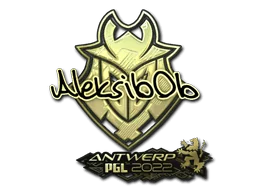 印花 | Aleksib（金色） | 2022年安特卫普锦标赛