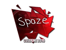 Klistermärke | spaze (Foil) | Cologne 2016