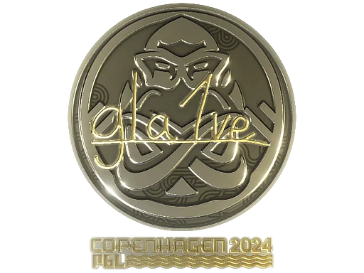 Aufkleber | gla1ve (Gold) | Kopenhagen 2024