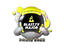 Klistermärke | BLAST.tv (glitter) | Paris 2023