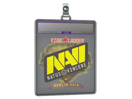 Placa de Adesivo | Natus Vincere (Holográfico) | Berlim 2019
