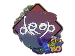 Aufkleber | drop (Glitzer) | Rio 2022