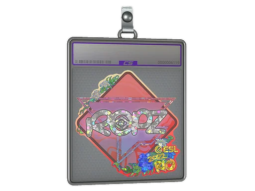 Sticker Slab | ropz (Glitter) | Rio 2022