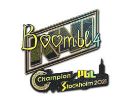 Naklejka | Boombl4 (holograficzna) | Sztokholm 2021