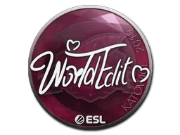 Aufkleber | WorldEdit | Kattowitz 2019