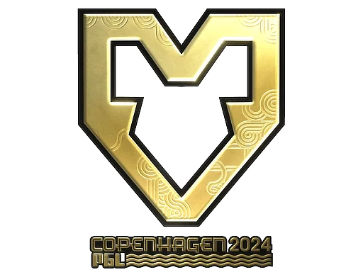 Adesivo | MOUZ (Dourado) | Copenhague 2024