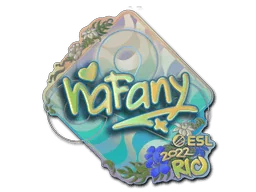 Klistermärke | nafany (holo) | Rio 2022