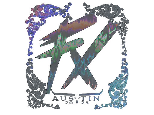 Adesivo | Fluxo (Holográfico) | Austin 2025