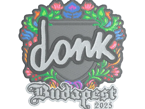 Adesivo | donk (Bordado) | Budapeste 2025