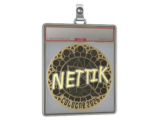 Placa de pegatinas | nettik (dorada) | Colonia 2026