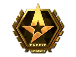 Klistermärke | Astralis (Guld) | London 2018