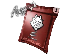 亲笔签名胶囊 | G2 Esports | 2017年亚特兰大锦标赛