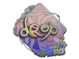 Aufkleber | drop (Holo) | Rio 2022